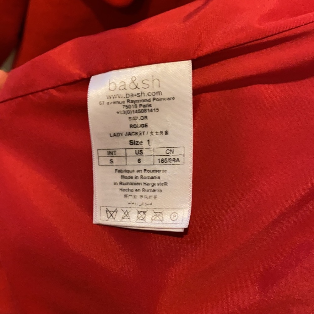 ba&sh Red Blazer - Picture 3 of 7